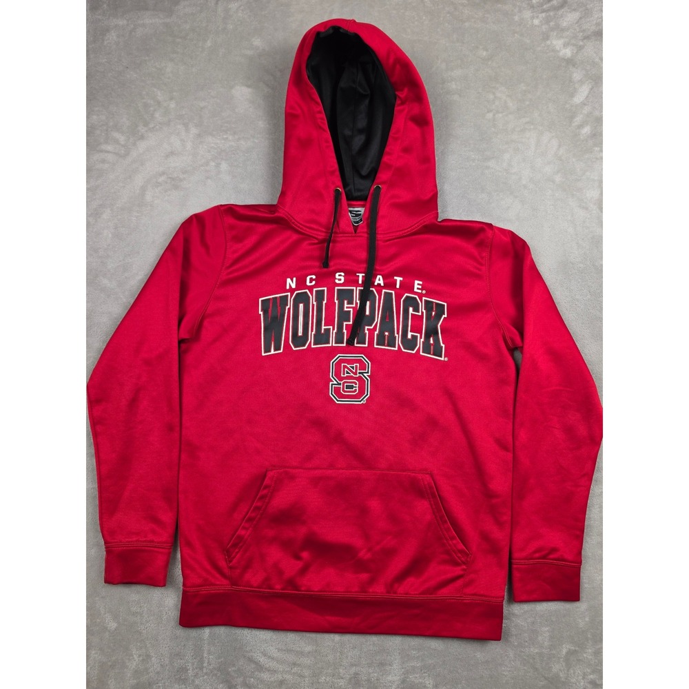 Stadium Athletics NC State Wolfpack Hoodie Mens Medium Red NCAA Sweatshirt